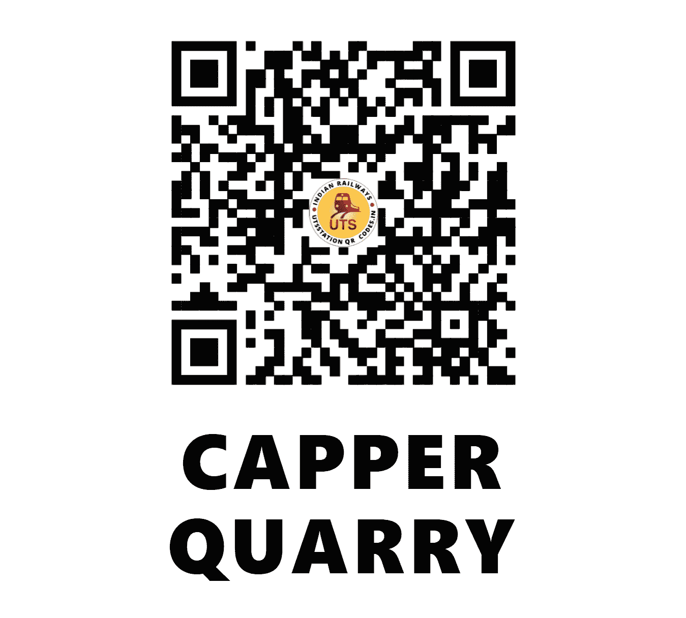 UTS QR Code for CAPPER QUARRY - CQS - SR (TAMIL NADU)